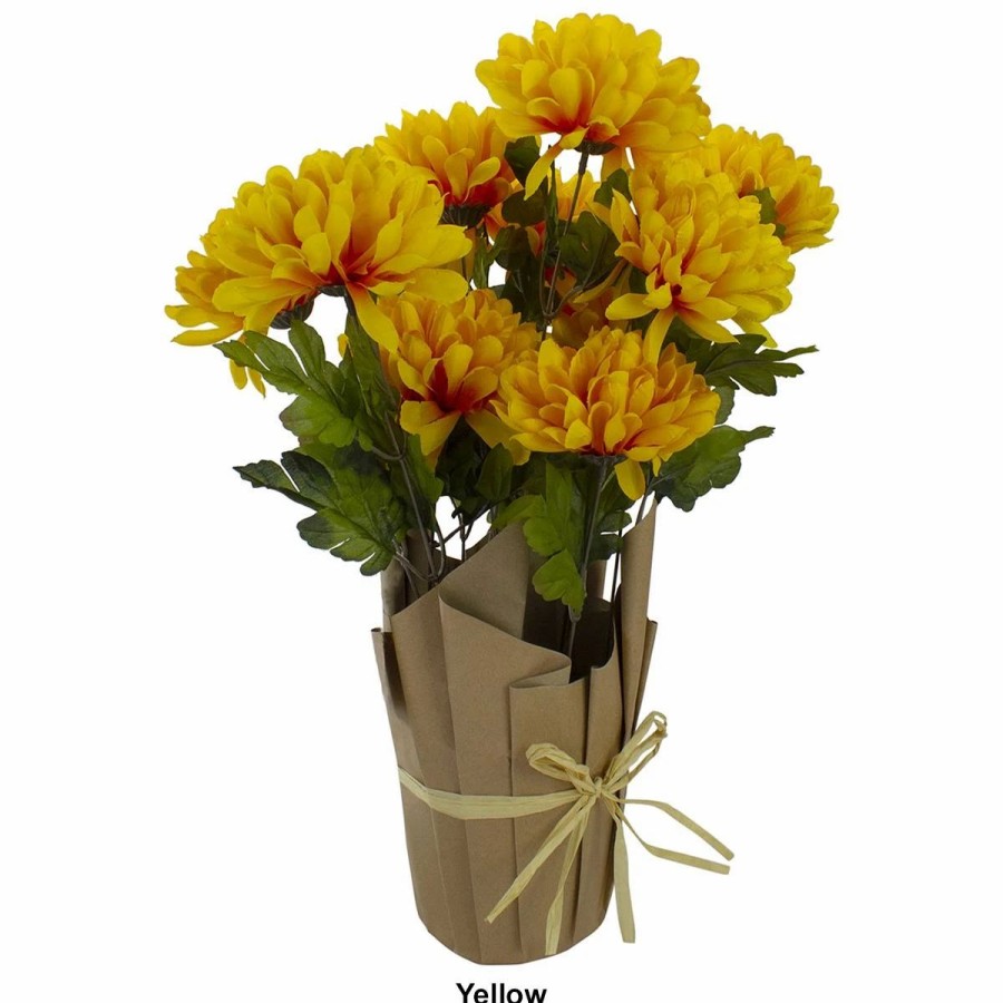 * Artificial Plants | Artificial Plants Northlight Seasonal 20In. Fall Harvest Artificial Mum Plant