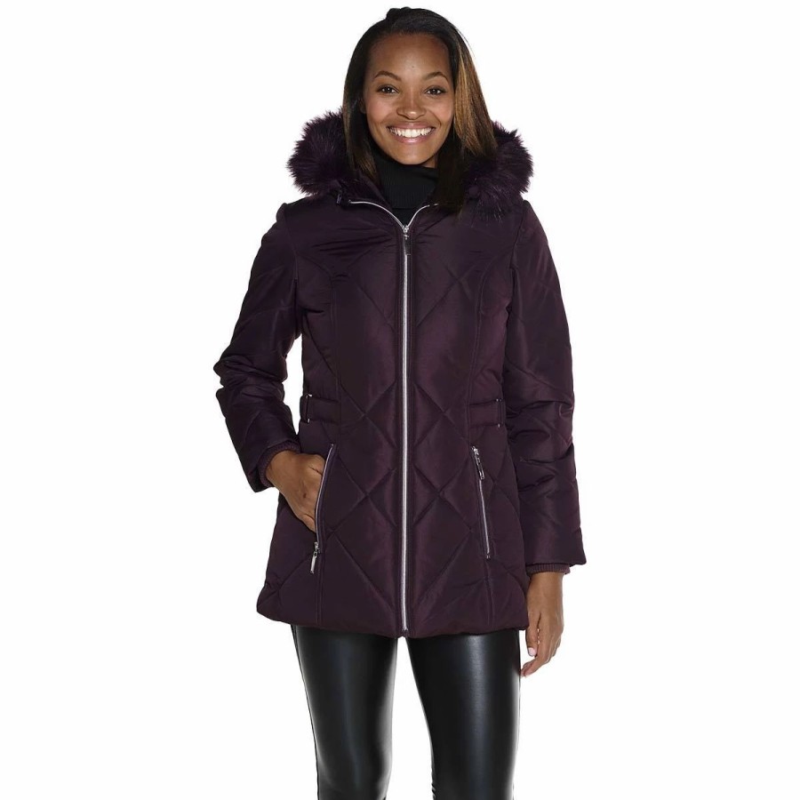 * Coats | Coats Womens D.E.T.A.I.L.S Polyfill Jacket With Buckle Side Tab