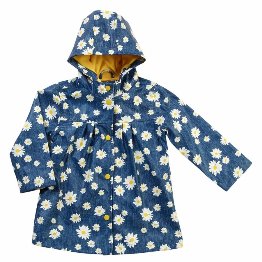 * Coats | Coats Girls (4-6X) Pink Platinum Daisy Print Rain Jacket