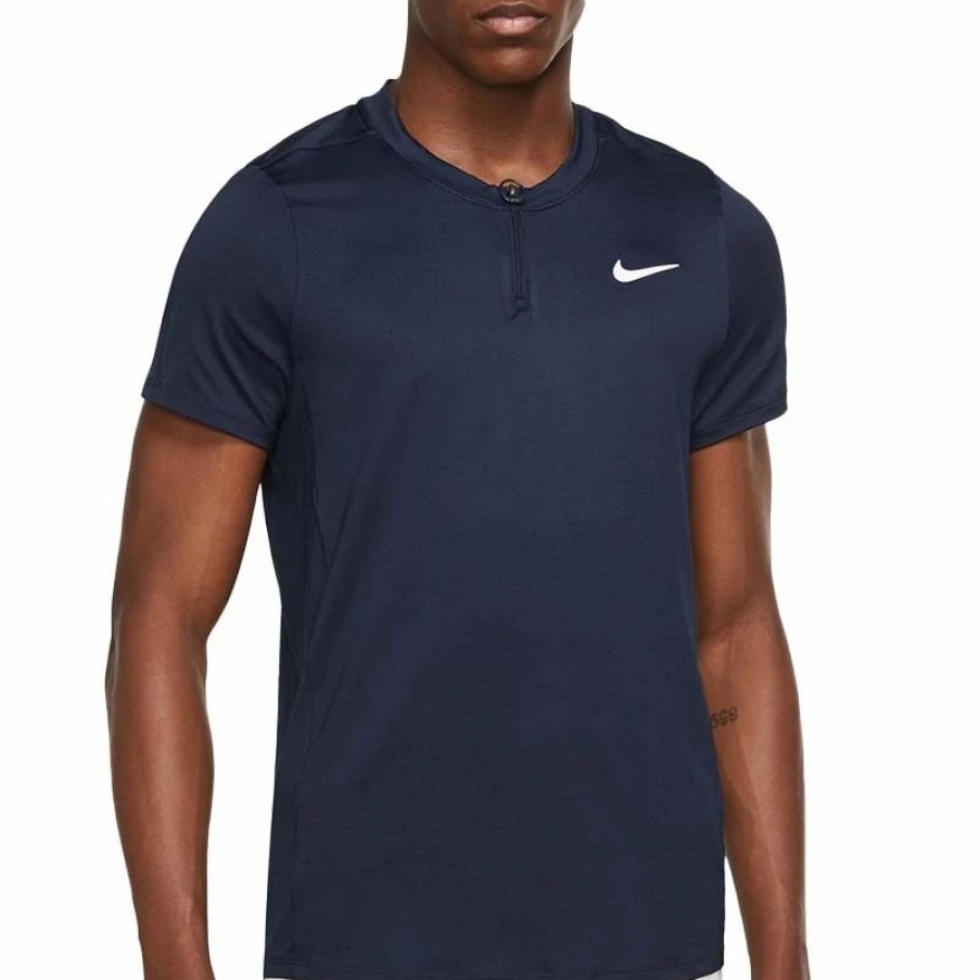 * Men'S | Nike Court Advantage Men'S Tennis Polo Navy