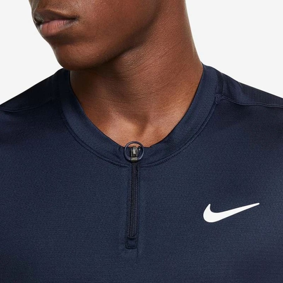 * Men'S | Nike Court Advantage Men'S Tennis Polo Navy