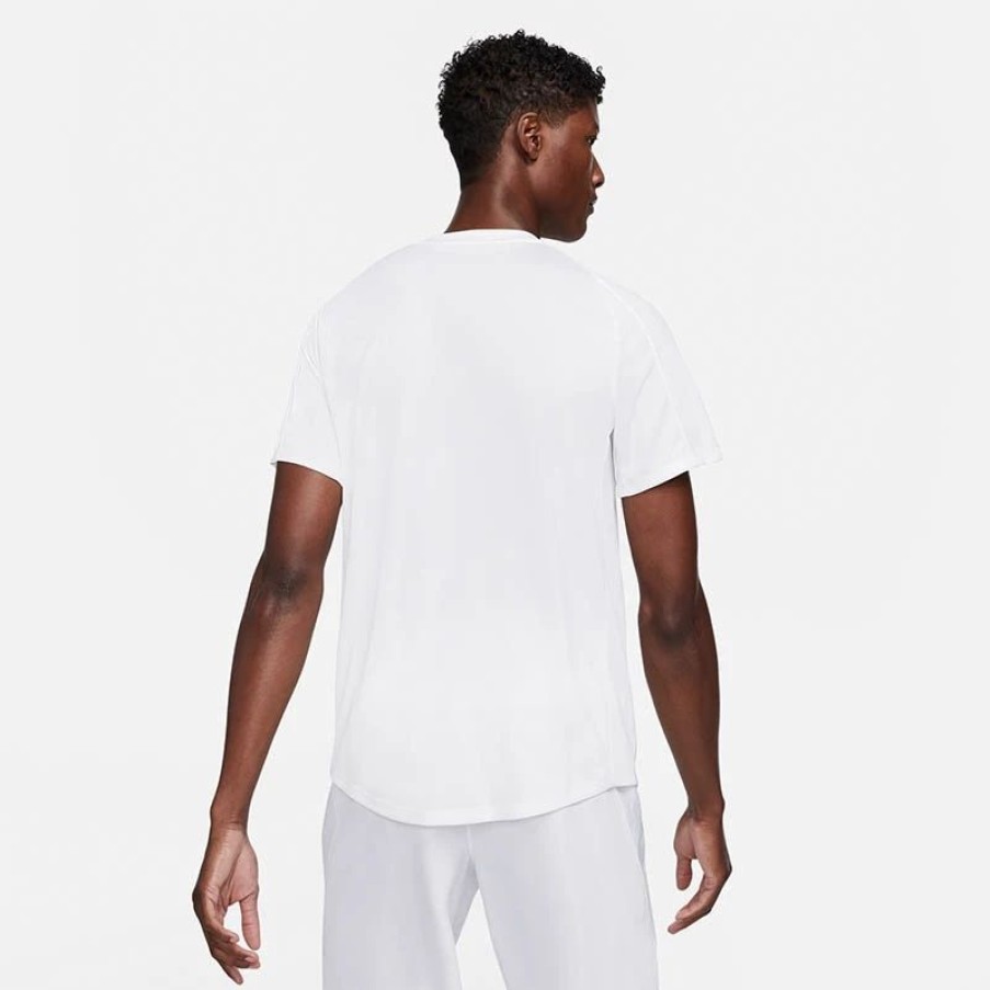 * Men'S | Nike Court Dry Victory Men'S Tennis Crew White