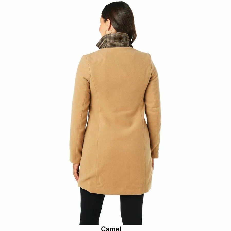 * Coats | Coats Womens Maralyn & Me Single Breasted Faux Wool Coat