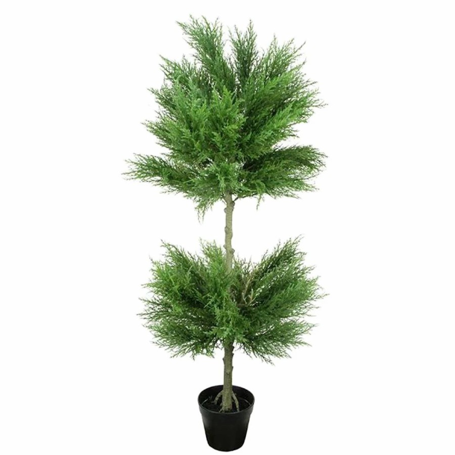 * Artificial Plants | Artificial Plants Northlight Seasonal Artificial Cypress Double Ball Topiary Tree