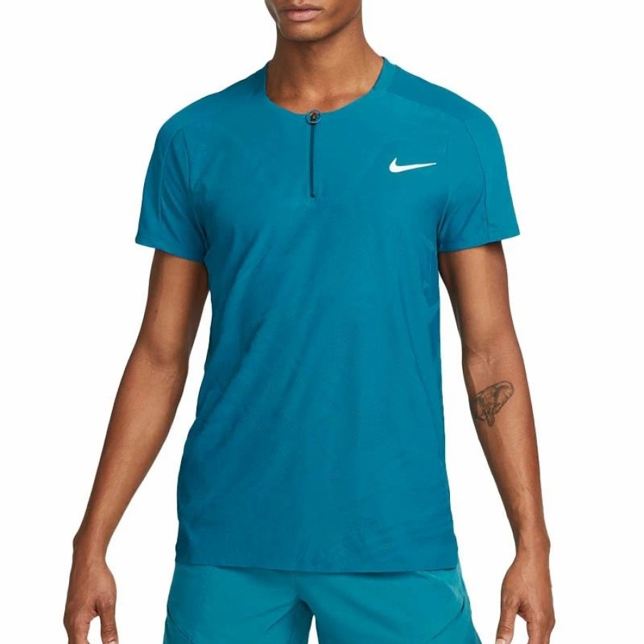 * Men'S | Nike Court Slam Men'S Tennis Polo Blue