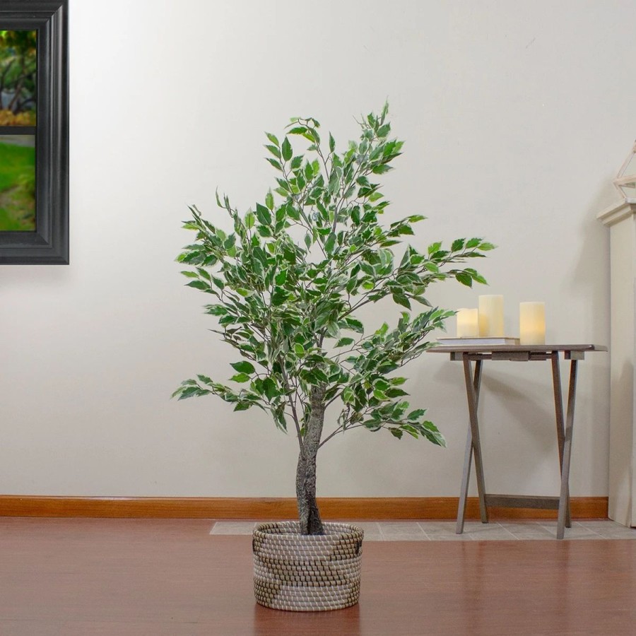 * Artificial Plants | Artificial Plants Northlight Seasonal 47In. Artificial Ficus Potted Plant